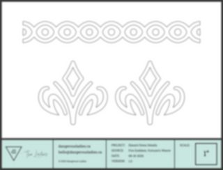 Iliana's Dress Details [Digital Pattern] Embroidery + Patterns cosplay DangerousLadies