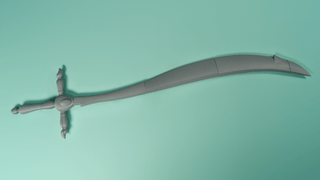 Infinite's Sword - Sonic Forces [3D Printed Kit] 3D Printed Kit cosplay DangerousLadies