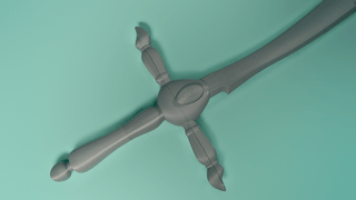 Infinite's Sword - Sonic Forces [3D Printed Kit] 3D Printed Kit cosplay DangerousLadies