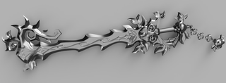 Invi's Anguis Keyblade [3D Print Files] 3D Files cosplay DangerousLadies