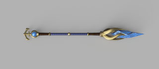 Jaina Proudmoore's Staff of Antonia's [3D Print Files] 3D Files cosplay DangerousLadies