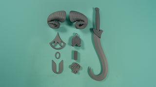 Jester's Accessories [3D Printed Kit] 3D Printed Kit cosplay DangerousLadies