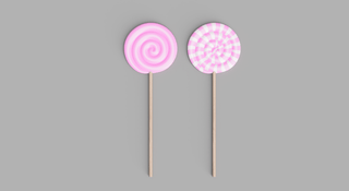 Jester's Lollipop [3D Print Files] 3D Files cosplay DangerousLadies
