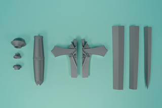 Joshua Rosfield's Sword [3D Printed Kit] 3D Printed Kit cosplay DangerousLadies