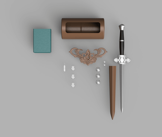 Jote's Accessories Kit [3D Print Files] 3D Files cosplay DangerousLadies