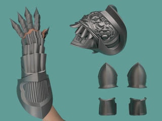Julien Davinos' Armour [3D Printed Kit] 3D Printed Kit cosplay DangerousLadies