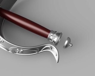 Julien Davinos' Rapier [3D Print Files] 3D Files cosplay DangerousLadies