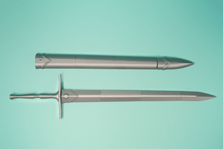 Junpei's Sword [3D Printed Kit] cosplay DangerousLadies