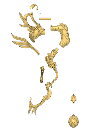 Kama's Flower Arrow [3D Print Files] 3D Files cosplay DangerousLadies