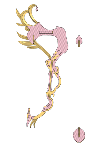 Kama's Flower Arrow [3D Print Files] 3D Files cosplay DangerousLadies