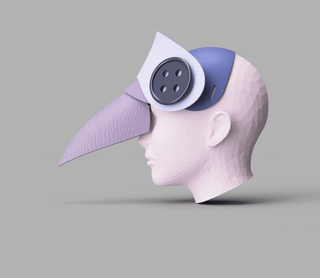 Kat's Mask [3D Print Files] 3D Files cosplay DangerousLadies