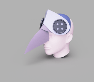 Kat's Mask [3D Print Files] 3D Files cosplay DangerousLadies