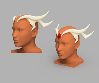 Keyleth's Antler Tiara [3D Print Files] 3D Files cosplay DangerousLadies
