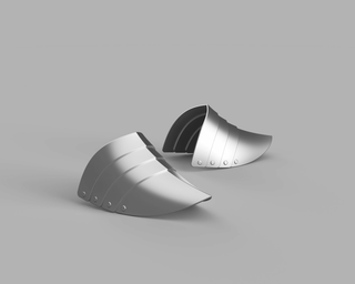 Knights Moralis' Armoured Toes [3D Print Files] 3D Files cosplay DangerousLadies