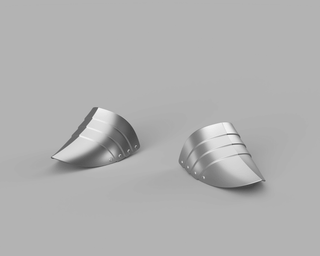 Knights Moralis' Armoured Toes [3D Print Files] 3D Files cosplay DangerousLadies