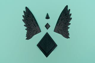 Knights Moralis' Winged Cap [3D Printed Kit] 3D Printed Kit cosplay DangerousLadies