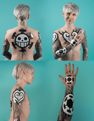 Law's Tattoos Tattoos cosplay DangerousLadies