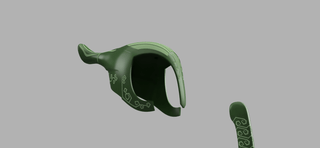 Leafman's Sword, Shield and Helmet [3D Print Files] 3D Files cosplay DangerousLadies