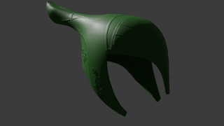 Leafman's Sword, Shield and Helmet [3D Print Files] 3D Files cosplay DangerousLadies