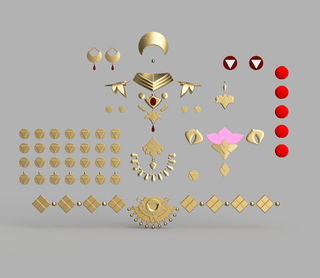 Leda's Accessories [3D Print Files] 3D Files cosplay DangerousLadies