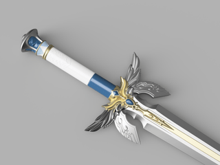 Lightbringer Paladin Sword [3D Print Files] 3D Files cosplay DangerousLadies