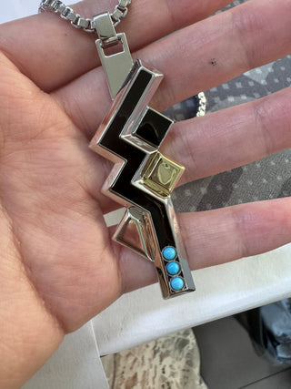 Lightning's Bolt Pendant [Brass] Jewelry cosplay DangerousLadies