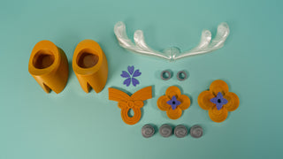Lillia's Spirit Blossom Accessories 3D Printed Kit cosplay DangerousLadies