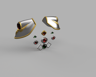 Lina Inverse's Accessories [3D Print Files] 3D Files cosplay DangerousLadies