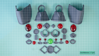 Lina Inverse's Armour and Accessories [3D Printed Kit] 3D Printed Kit cosplay DangerousLadies