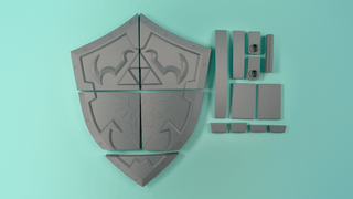 Link's Hylian Shield [3D Printed Kit] 3D Printed Kit cosplay DangerousLadies