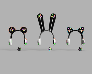 Love Live Cyber Headset [3D Print Files] 3D Files cosplay DangerousLadies