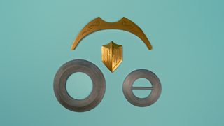 Lucina's Accessories and Pauldron Kit 3D Printed Kit cosplay DangerousLadies