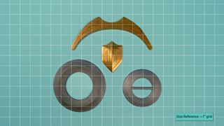 Lucina's Accessories and Pauldron Kit 3D Printed Kit cosplay DangerousLadies