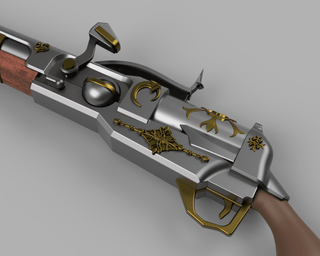 Machinist's Arm - Steel - Barreled Carbine [3D Print Files] 3D Files cosplay DangerousLadies