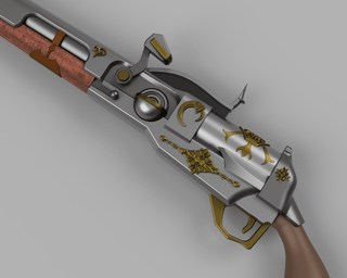Machinist's Arm - Steel - Barreled Carbine [3D Print Files] 3D Files cosplay DangerousLadies