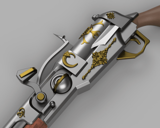 Machinist's Arm - Steel - Barreled Carbine [3D Print Files] 3D Files cosplay DangerousLadies