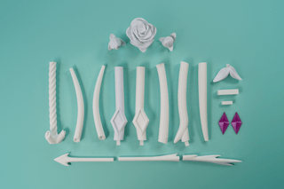 Madoka's Bow [3D Printed Kit] 3D Printed Kit cosplay DangerousLadies