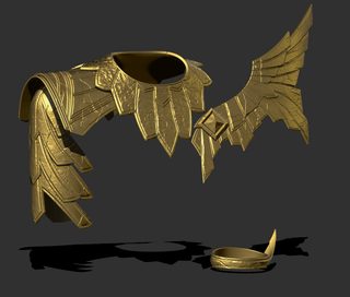 Maelle's Clair Obscur Armour [3D Print Files] 3D Files cosplay DangerousLadies