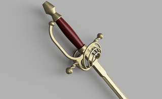 Maelle's Maellum Rapier [3D Print Files] 3D Files cosplay DangerousLadies