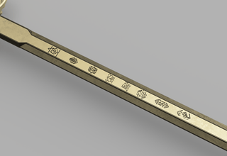 Maelle's Maellum Rapier [3D Print Files] 3D Files cosplay DangerousLadies