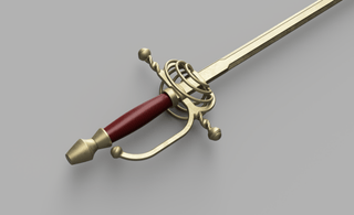 Maelle's Maellum Rapier [3D Print Files] 3D Files cosplay DangerousLadies