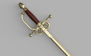 Maelle's Maellum Rapier [3D Print Files] 3D Files cosplay DangerousLadies