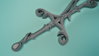Maelle's Seashellum Rapier [3D Printed Kit] 3D Printed Kit cosplay DangerousLadies