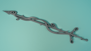 Maelle's Seashellum Rapier [3D Printed Kit] 3D Printed Kit cosplay DangerousLadies