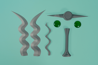 Medea's Armor and Dagger [3D Printed Kit] 3D Printed Kit cosplay DangerousLadies