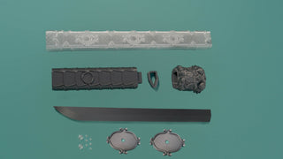 Medicine Seller Kusuriuri Sword, Movie Version [3D Printed Kit] 3D Printed Kit cosplay DangerousLadies