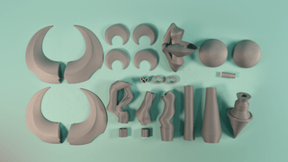Melinoë's Descura Moon Staff [3D Printed Kit] 3D Printed Kit cosplay DangerousLadies