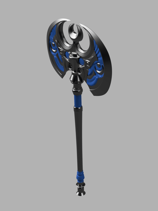 Melinoë's Zorephet Moon Axe [3D Print Files] 3D Files cosplay DangerousLadies