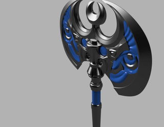 Melinoë's Zorephet Moon Axe [3D Print Files] 3D Files cosplay DangerousLadies