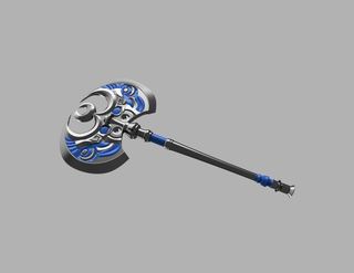 Melinoë's Zorephet Moon Axe [3D Print Files] 3D Files cosplay DangerousLadies